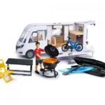 ست کمپ Dickie Toys همراه با ون Hymer و دوچرخه, image 8