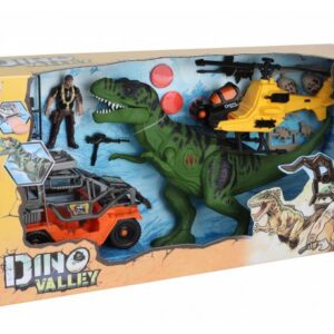 ست بازی شکارچیان دایناسورDino Valley مدل T-rex Revenge