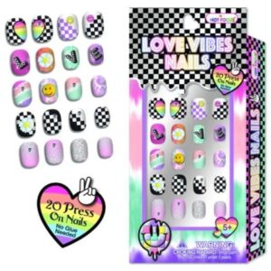 پک 20 تایی ناخن مصنوعی Love Vibes Nails, image