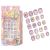 پک 20 تایی ناخن مصنوعی Groovy Nails مدل گل, image