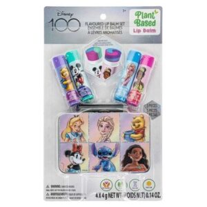 پک 4 تایی لیپ بالم های رنگارنگ دیزنی Disney همراه با کیف, image