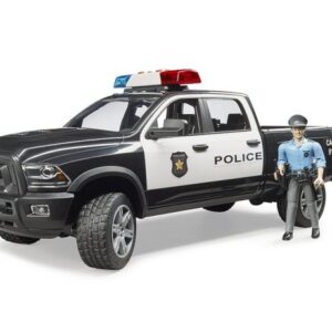 وانت پیکاپ RAM 2500 پلیس به همراه چراغ گردان برودر Bruder