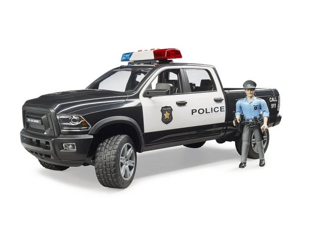 وانت پیکاپ RAM 2500 پلیس به همراه چراغ گردان برودر Bruder, image