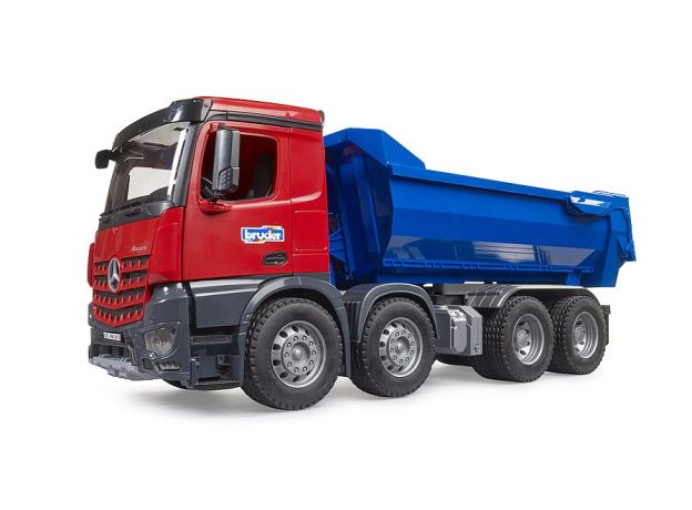 کامیون کمپرسی مرسدس بنز آروکس قرمز برودر Bruder, image