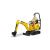 بیل مکانیکی مایکرو JCB مدل 8010 CTS برودر Bruder, image 3