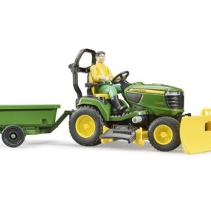 تراکتور John Deere به همراه تریلر برودر Bruder