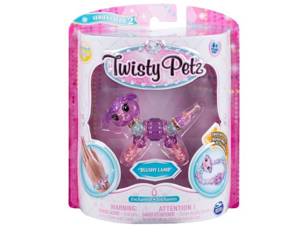پک تکی دستبند درخشان Twisty Petz مدل Blushy Lamb, image