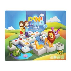 بلاک ساختنی دانی لند 53 قطعه مدل آموزش الفبای انگلیسی, image