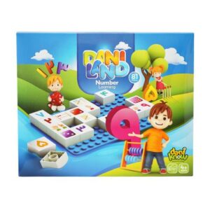 بلاک ساختنی دانی لند 81 قطعه مدل آموزش اعداد, image