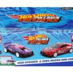 پک 2 تایی ماشین‌ های Hot Wheels سری Pull-Back Speeders مدل Mod Speederو 2004 Mazda, تنوع: HPR91-Mazda, image 12