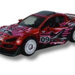پک 2 تایی ماشین‌ های Hot Wheels سری Pull-Back Speeders مدل Mod Speederو 2004 Mazda, تنوع: HPR91-Mazda, image 6