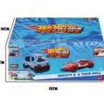 پک 2 تایی ماشین‌ های Hot Wheels سری Pull-Back Speeders مدل Mighty K و Twin Mill, تنوع: HPR91-Mighty K, image 6
