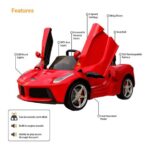 ماشین شارژی سواری دو سرعته راستار Rastar مدل لافراری LaFerrari (قرمز), تنوع: 82700-Red, image 3
