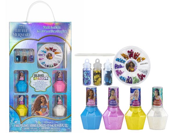 پک طراحی ناخن پری دریایی دیزنی, image