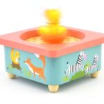 جعبه موزیکال چوبی پیکاردو مدل گورخر و زرافه, image 5