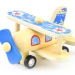 هواپیمای کلاسیک عقب کش چوبی پیکاردو (آبی), تنوع: BZ-01-F-PD-Blue, image