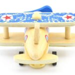 هواپیمای کلاسیک عقب کش چوبی پیکاردو (آبی), تنوع: BZ-01-F-PD-Blue, image 3