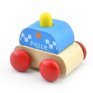 ماشین پلیس موزیکال چوبی پیکاردو, تنوع: BZ-39-A-PD-Police, image