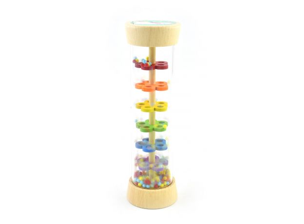 جغجغه استوانه‌ای چوبی پیکاردو مدل یونیکورن و رنگین کمون, تنوع: BZ-41-A-PD-Rattle 3, image