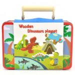 ست بازی دایناسور چوبی پیکاردو با کیف فلزی, image 8