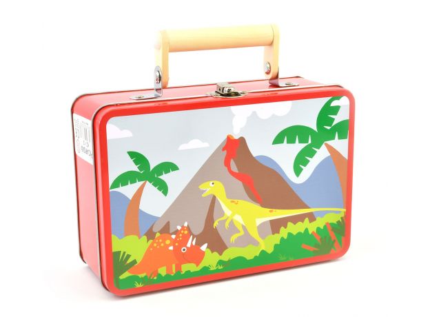 ست بازی دایناسور چوبی پیکاردو با کیف فلزی, image