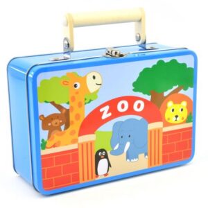 ست بازی باغ وحش چوبی پیکاردو با کیف فلزی, image