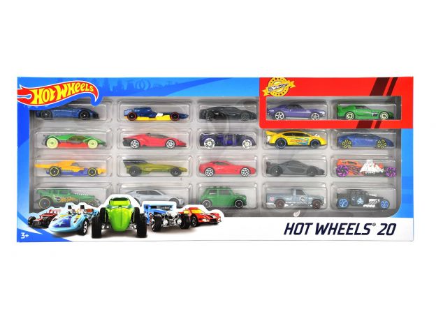 پک 20 تایی ماشین های Hot Wheels سری Styles May Vary-3, image