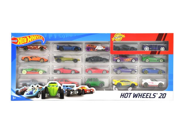 پک 20 تایی ماشین های Hot Wheels سری Styles May Vary-2, image
