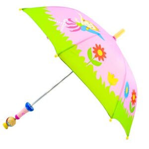 چتر کودک کوچک پیکاردو مدل پری صورتی با کلاه زرد, image