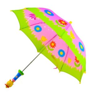 چتر کودک کوچک پیکاردو مدل پری صورتی با کلاه نارنجی, image