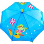 چتر کودک کوچک پیکاردو مدل دزد دریایی آبی با کلاه قرمز, image 2