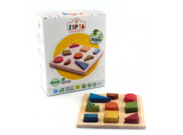 پازل چوبی 9 قطعه سپتا, image