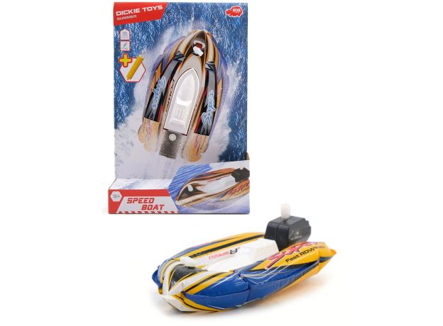 قایق بادی تندرو Dickie Toys زرد, تنوع: 203342013-Speed Boat Yellow, image