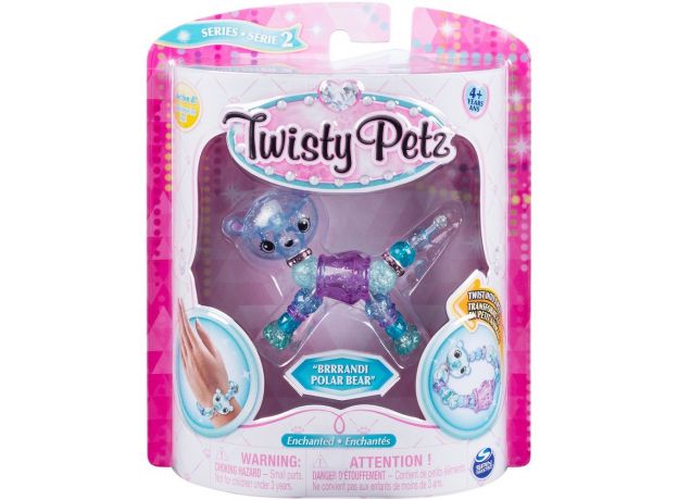 پک تکی دستبند درخشان Twisty Petz مدل Brrrandi Polar Bear, image