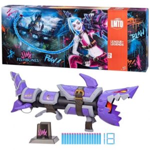تفنگ نرف Nerf مدل LMTD League of Legends Jinx Fishbones, image