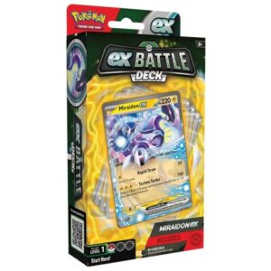 پک کارت بازی 60 تایی Pokemon سری ex Battle Deck مدل Miraidon ex