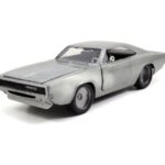 ماشین فلزی دوج Fast & Furious مدل Charger طوسی دومینیک تورتو با مقیاس 1:24, image 2