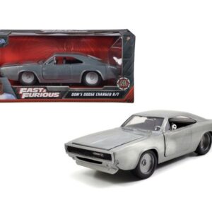 ماشین فلزی دوج Fast & Furious مدل Charger طوسی دومینیک تورتو با مقیاس 1:24, image