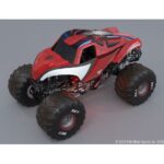 ماشین کنترلی Monster Jam مدل Mega Spiderman با مقیاس 1:6, image 9