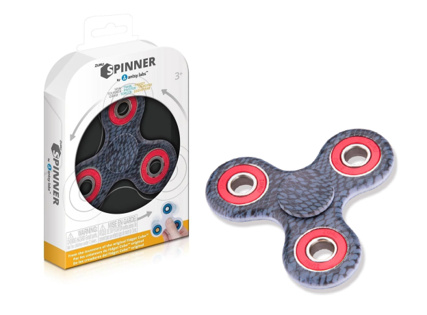 اسپینر فانتزی سه پر Antsy Lab طرح پوست ماری, تنوع: 8102 - Snake Skin, image