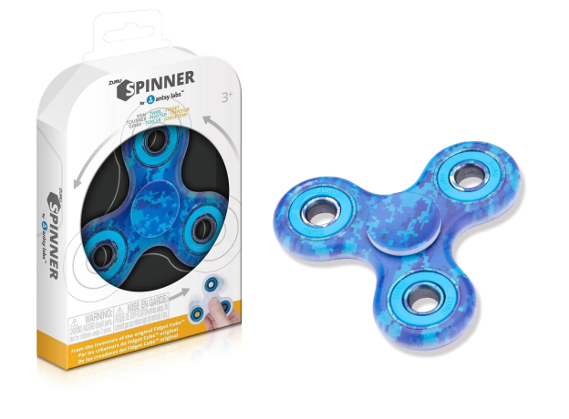 اسپینر فانتزی سه پر Antsy Lab طرح چریکی آبی, تنوع: 8102 - Digi Camo, image