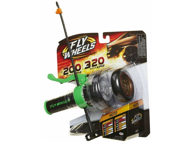 پک دو تایی چرخ های مسابقه ای پرنده Fly Wheels سری Street مدل سبز مشکی, image