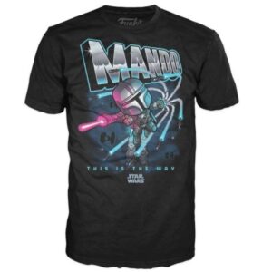 تی شرت فانکو پاپ تی مشکی مندلورین (XL), سایز: X-Large, image