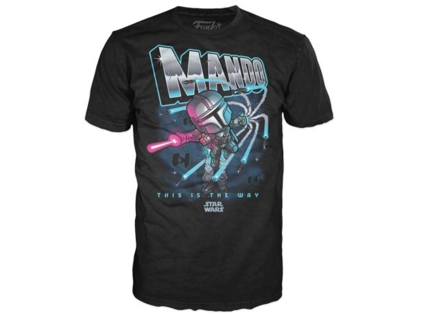 تی شرت فانکو پاپ تی مشکی مندلورین (XL), سایز: X-Large, image