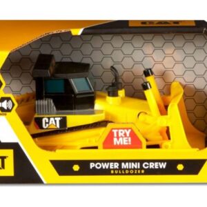بولدوزر کترپیلار CAT با افکت صوتی و نوری 18 سانتی مدل Power Mini Crew, image