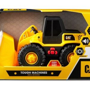 لودر کترپیلار CAT با افکت صوتی و نوری 25 سانتی مدل Tough Machines