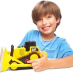بولدوزر کترپیلار CAT با افکت صوتی و نوری 25 سانتی مدل Tough Machines, image 9