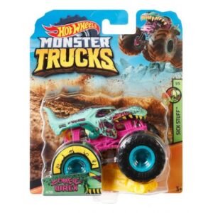 پک تکی ماشین Hot Wheels سری Monster Truck مدل Zombie Wrex