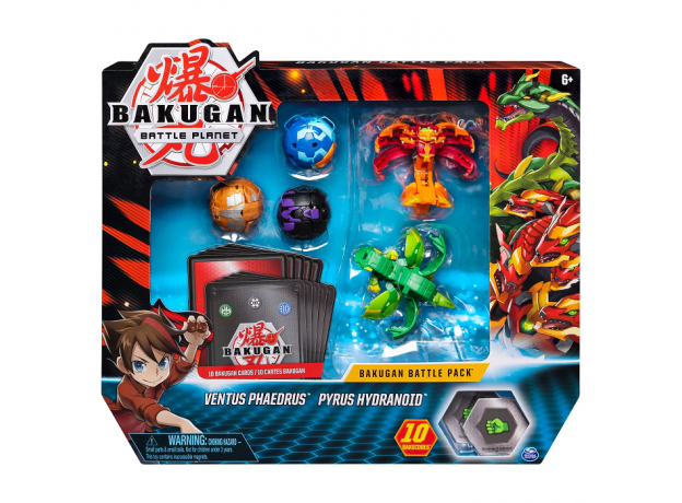 ست بازی نبرد باکوگان (Bakugan) مدل Ventus Phaedrus, image