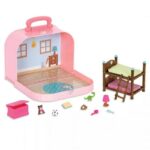 اتاق خواب کیفی عروسک های خانواده Li'l Woodzeez مدل تخت خواب 2 طبقه, image 4